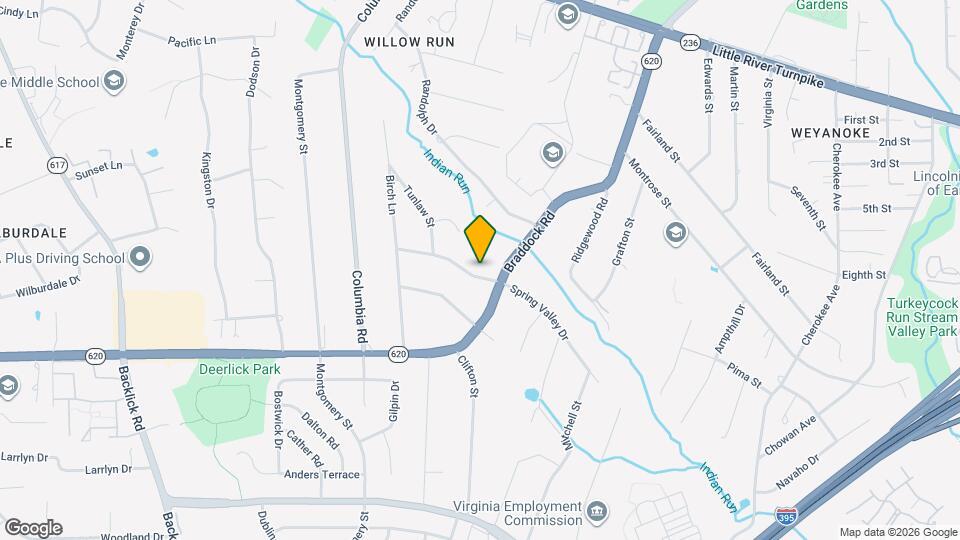 6608 Spring Valley Dr Map and Location Details