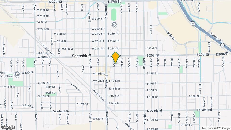 101 E 19th St Map and Location Details