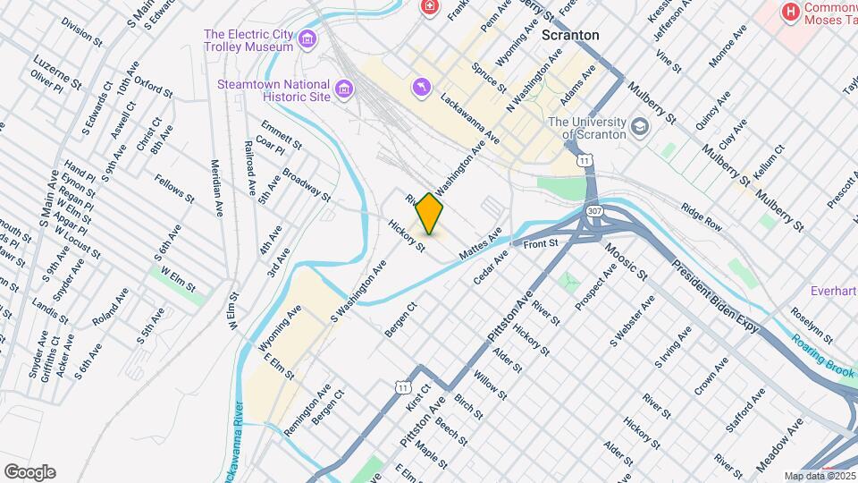 215 Hickory St Map and Location Details