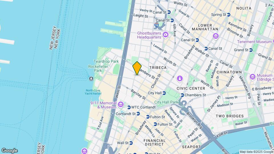 275 Greenwich St Map and Location Details