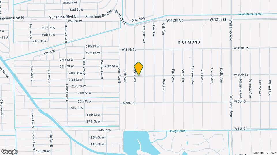 2005 W 10th St Map and Location Details