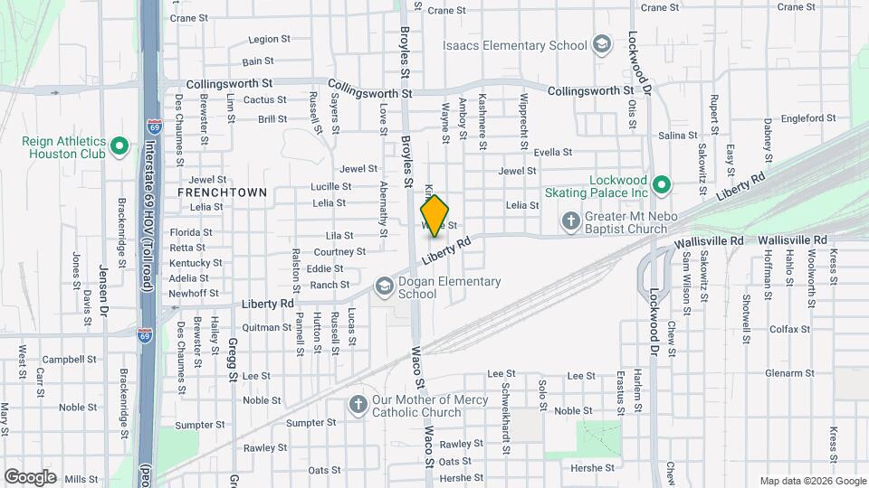 2902 Kirk St Map and Location Details