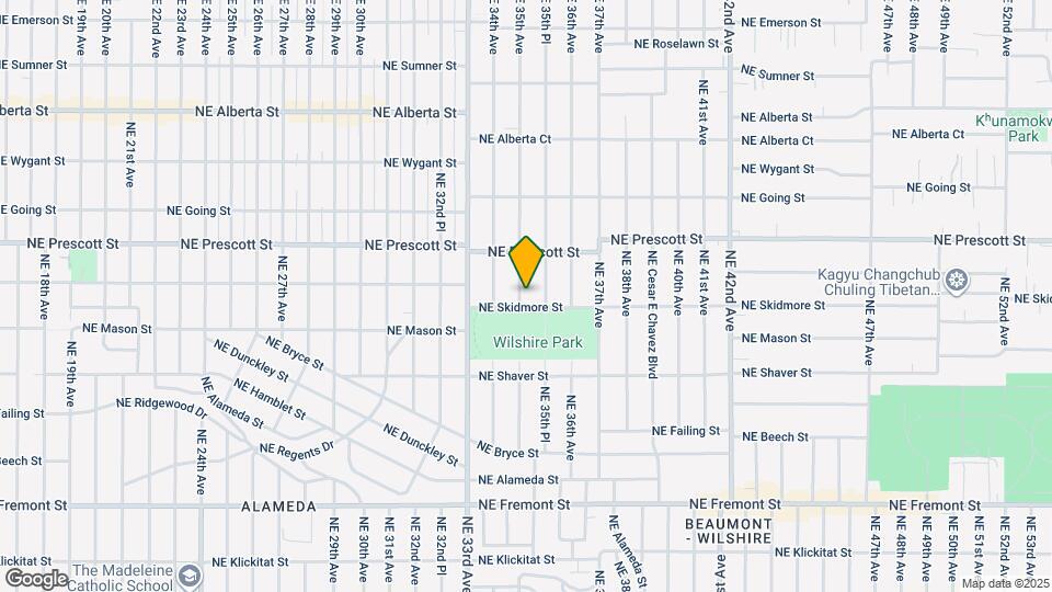 4316 NE 35th Ave Map and Location Details