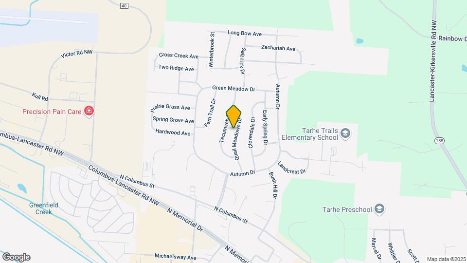 1705 Quail Meadows Dr Map and Location Details