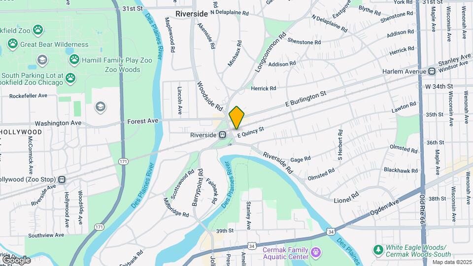 3 E Quincy St Map and Location Details