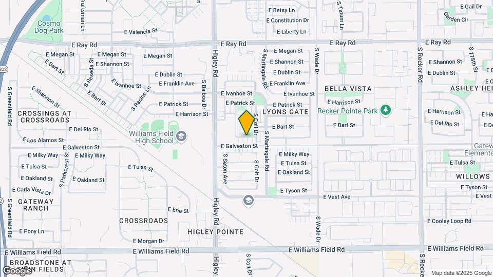 3327 E Loma Vista St Mapa y Detalles de la Ubicación
