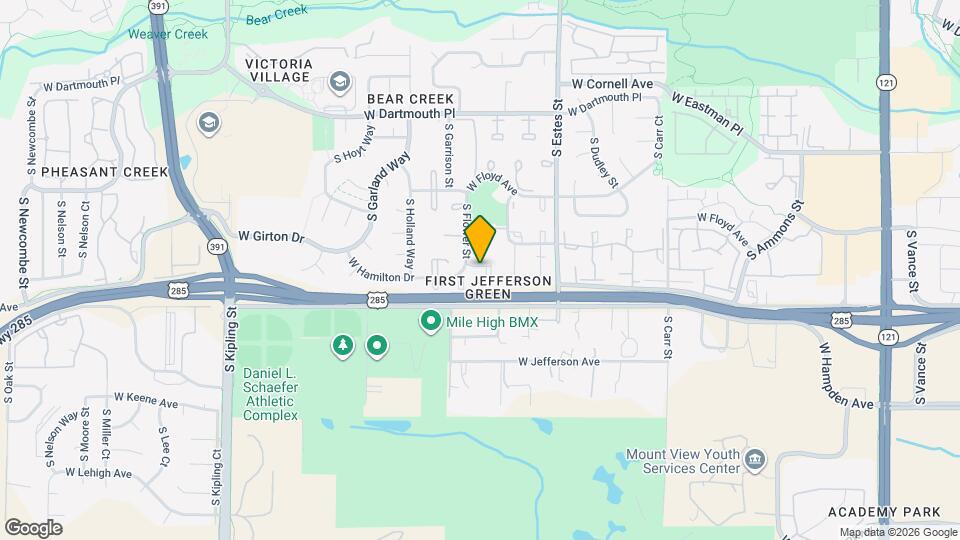 3354 S Flower St Map and Location Details