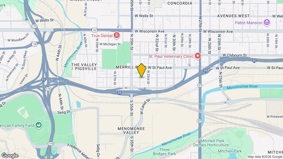 240 N 34th St Map and Location Details