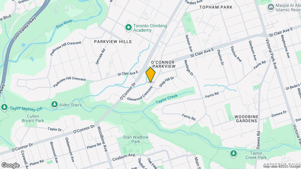 124 Glenwood Cres Map and Location Details