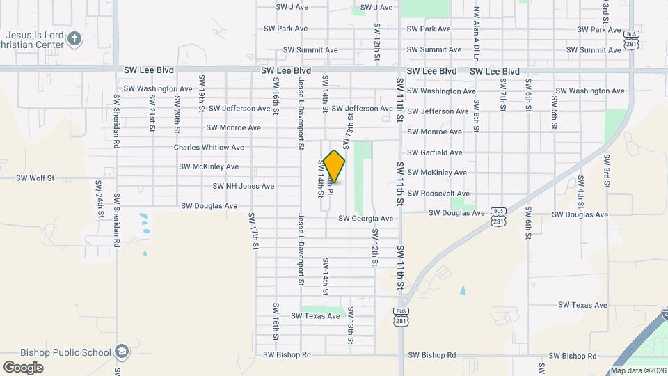 1744 SW 14th Pl Map and Location Details