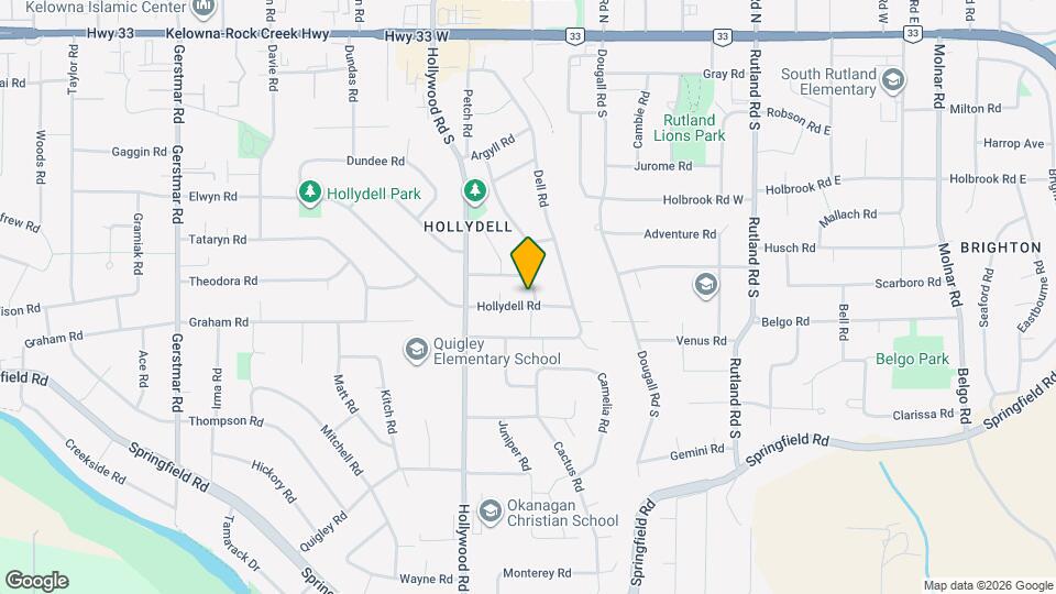 520 Hollydell Rd Map and Location Details