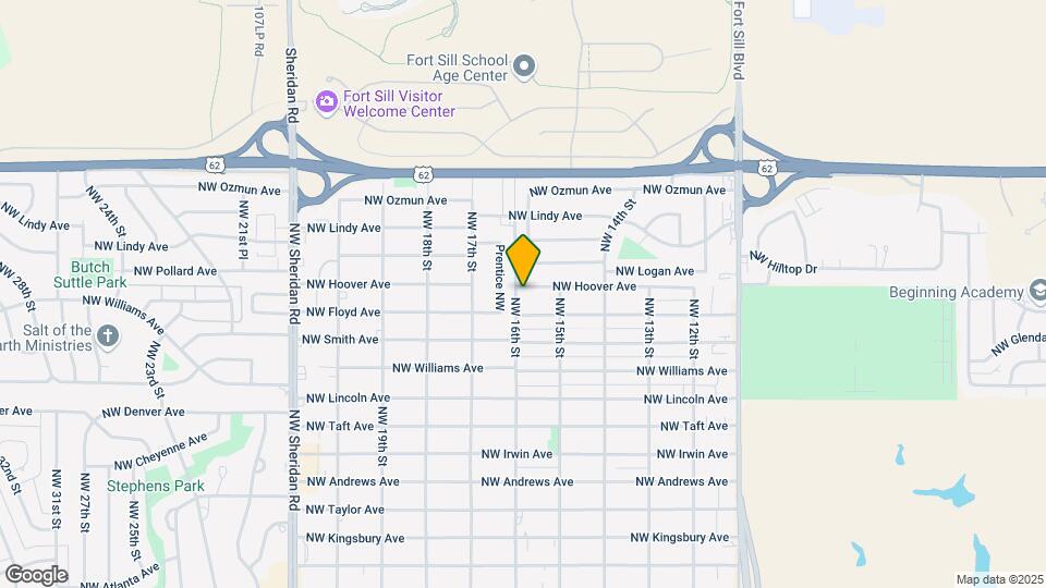 1516 NW Hoover Ave Mapa y Detalles de la Ubicación