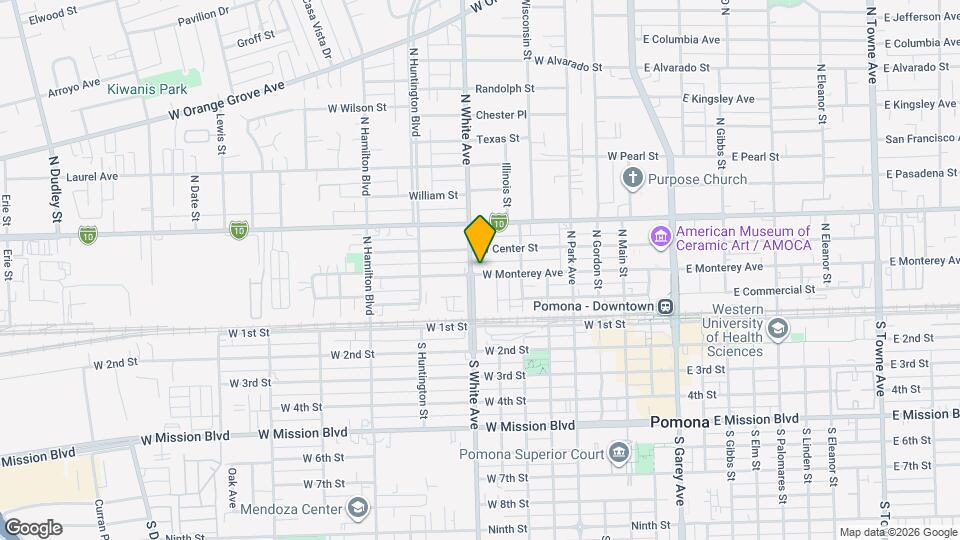 581 W Monterey Ave Map and Location Details
