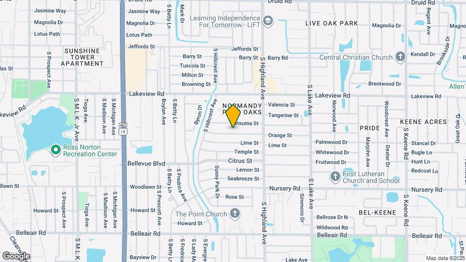 1424 Orange St Map and Location Details