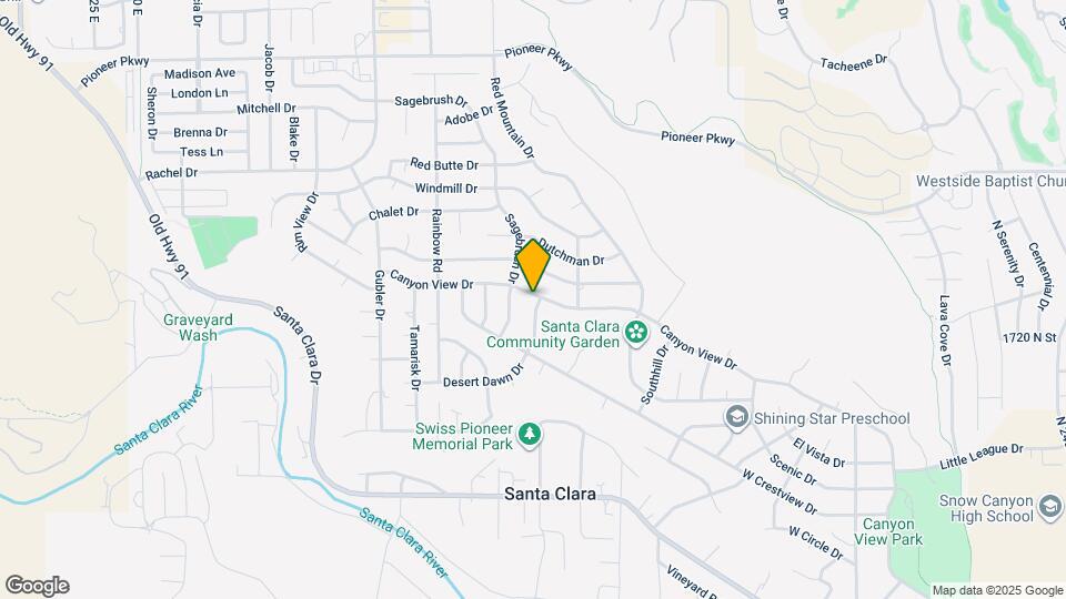 1807 Desert Dawn Dr Map and Location Details