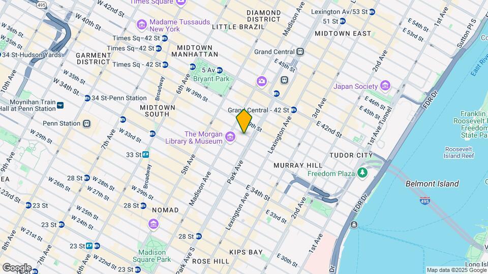 38 E 38th St Map and Location Details