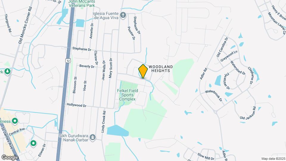 213 Water Oak Dr Map and Location Details