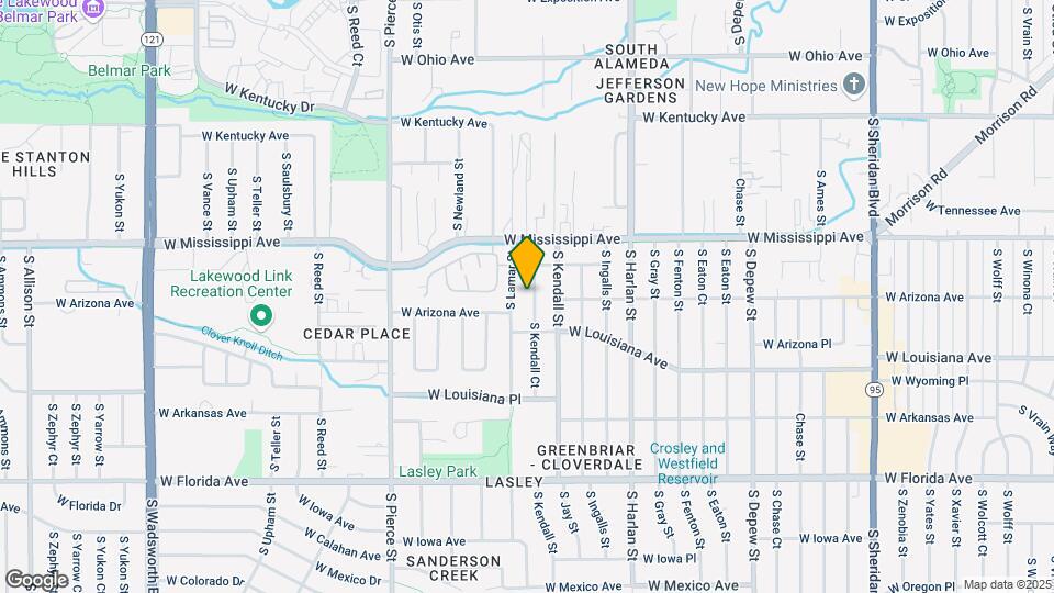 1197 S Kendall Ct Mapa y Detalles de la Ubicación