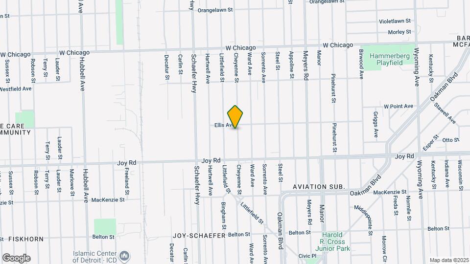 8921 Cheyenne St Map and Location Details