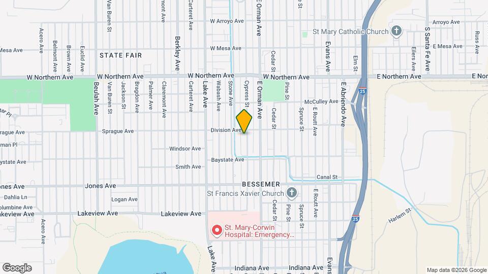 1509 Cypress St Map and Location Details