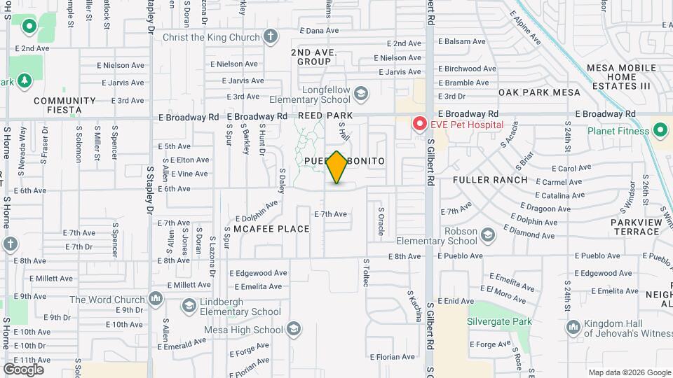 1728 E 6th Ave, Unit 1728 Mapa y Detalles de la Ubicación