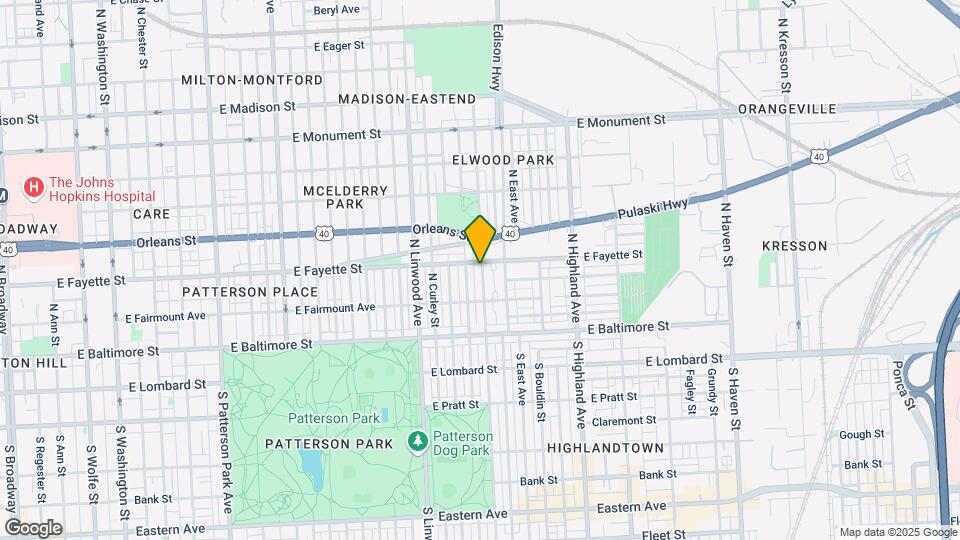154 N Ellwood Ave Map and Location Details