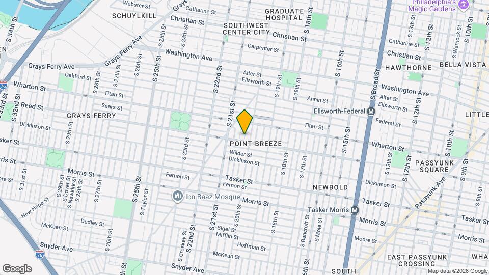 1324 S Woodstock St Map and Location Details