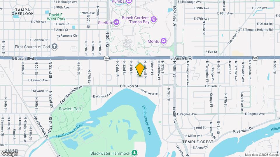 8711 N Wick Pl Map and Location Details