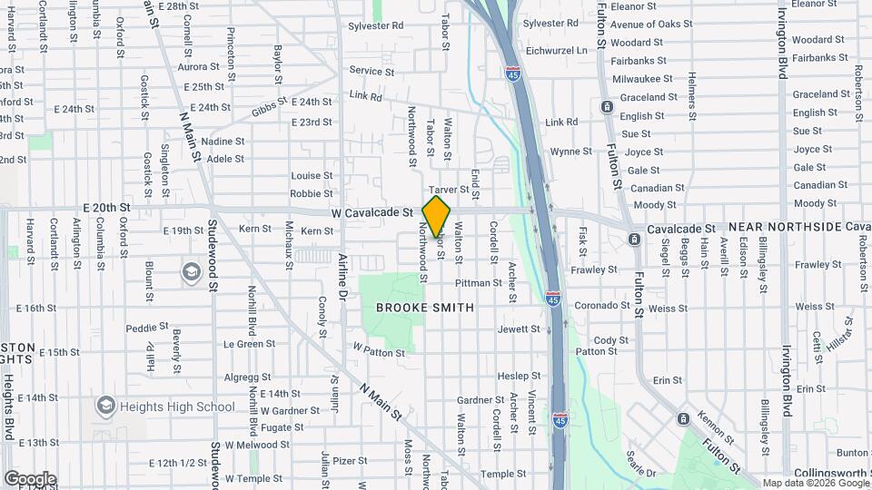 1207 Tabor St Map and Location Details