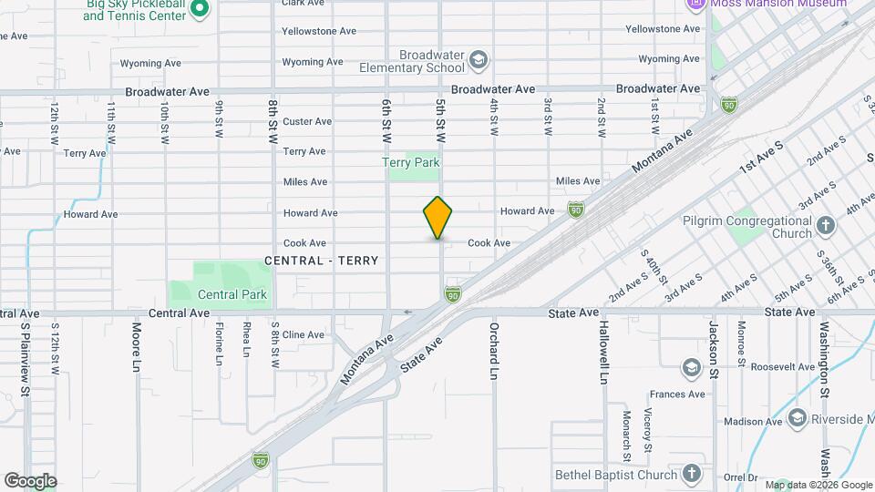 504 Cook Ave Map and Location Details