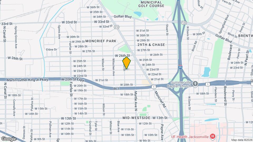 1358 W 23rd St Map and Location Details