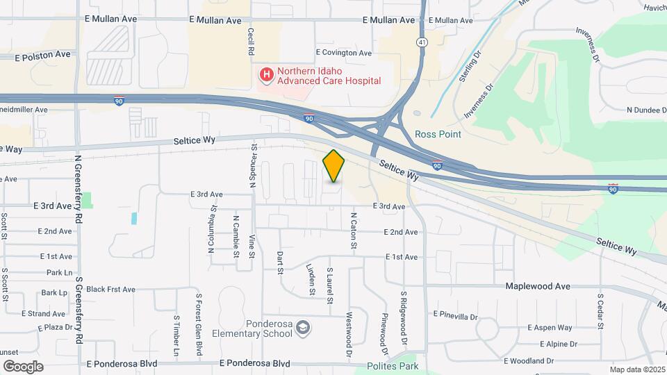 3591 E 3rd Ave Map and Location Details