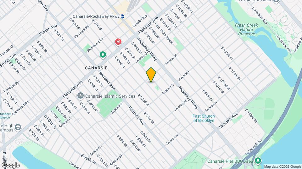 1351 E 94th St Map and Location Details