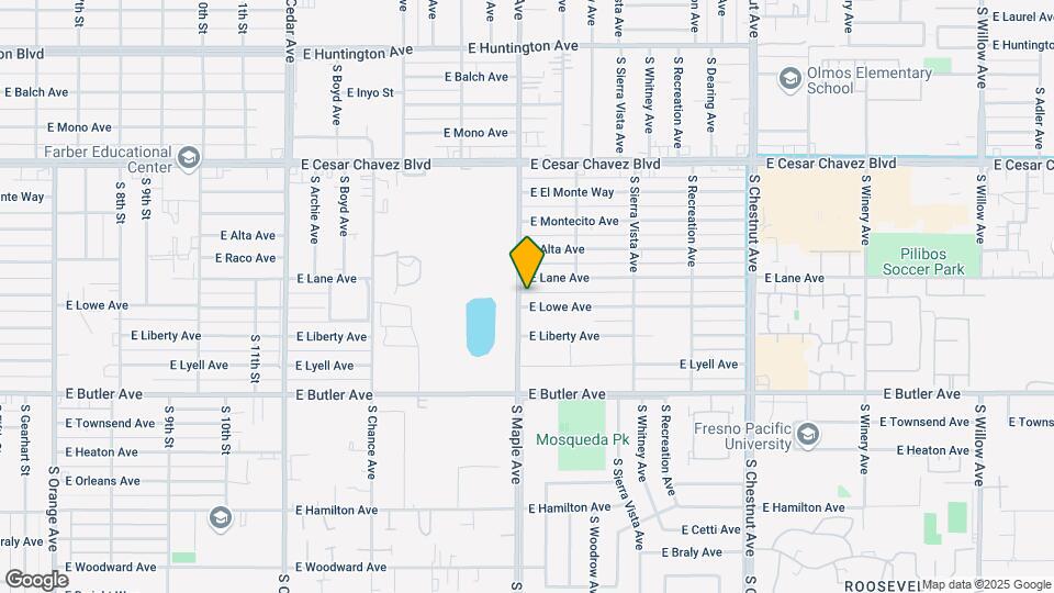 1125 S Maple Ave Mapa y Detalles de la Ubicación