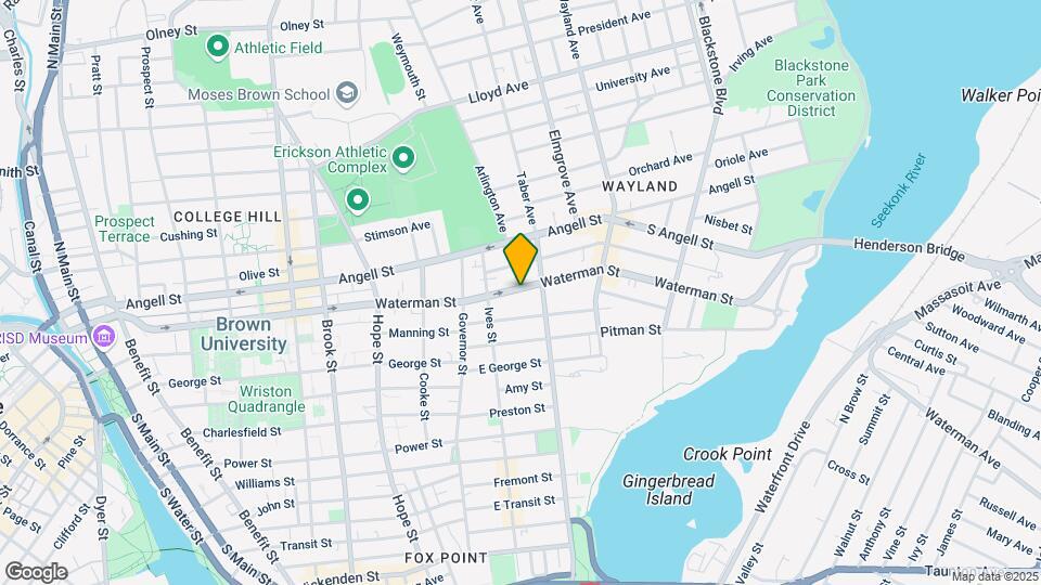 193 Waterman St, Unit A Map and Location Details