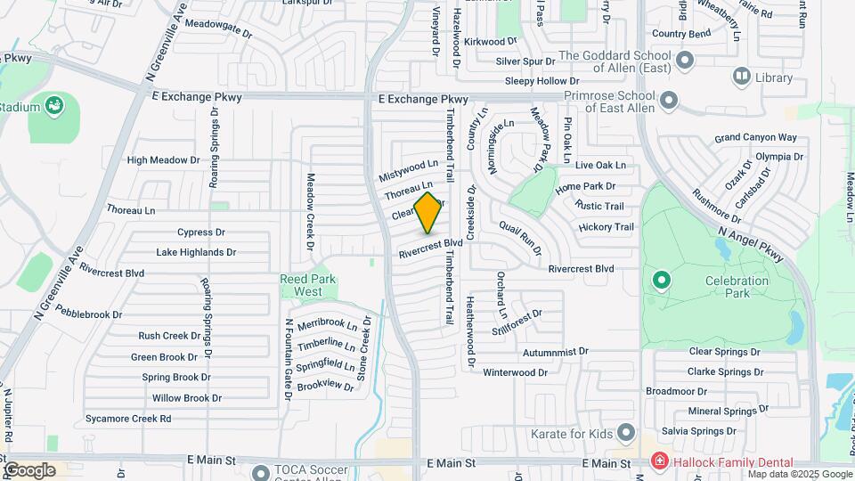 1315 Rivercrest Blvd Map and Location Details
