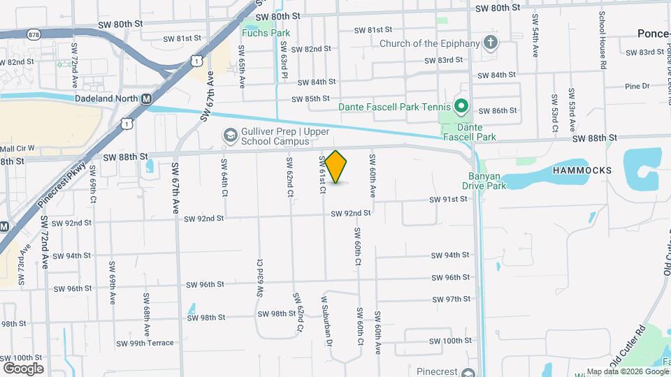 6140 SW 90th St Map and Location Details