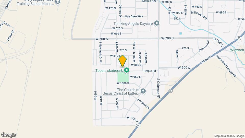 858 Timpie Rd Map and Location Details