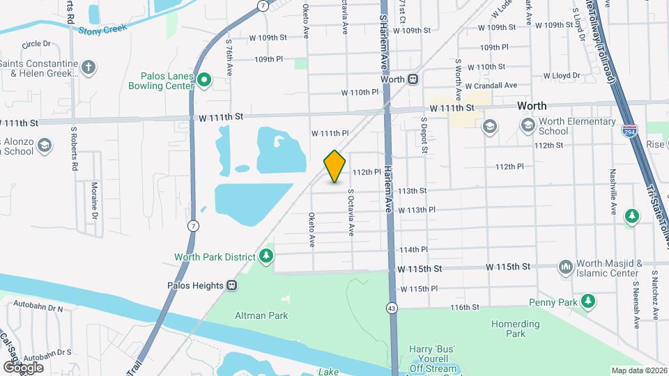 7318 113th St Map and Location Details