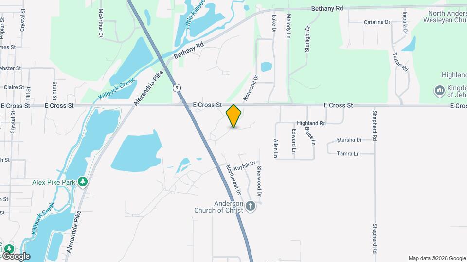 1808 S Cross Lakes Cir Mapa y Detalles de la Ubicación