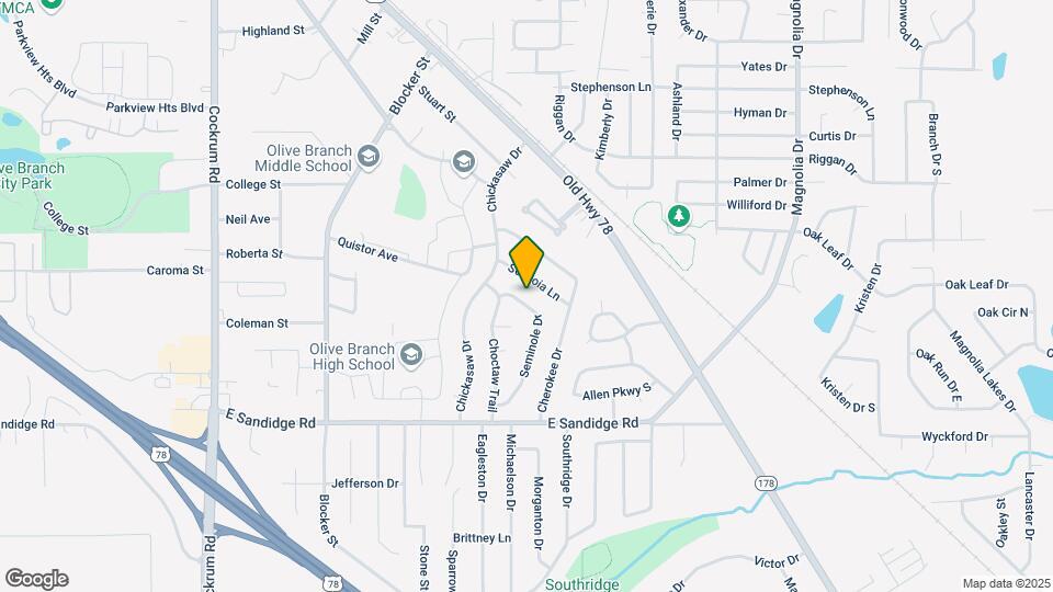 9880 Seminole Dr Map and Location Details