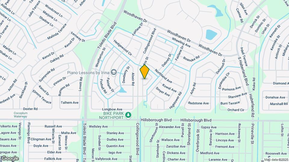 5124 Andris St Map and Location Details
