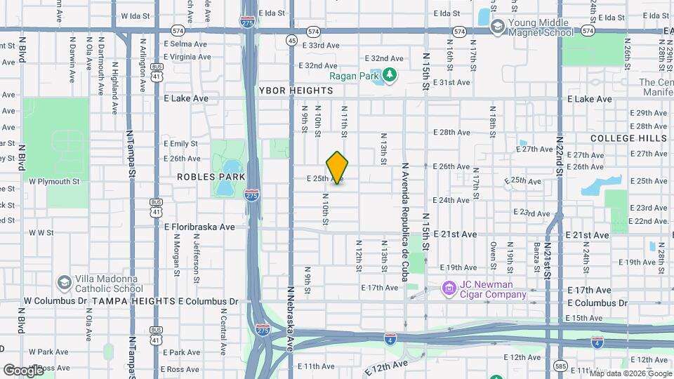 1008 E 24th Ave Map and Location Details