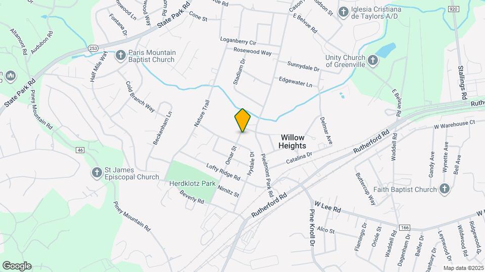 208 Omar St, Unit Unit A - Downstairs Map and Location Details