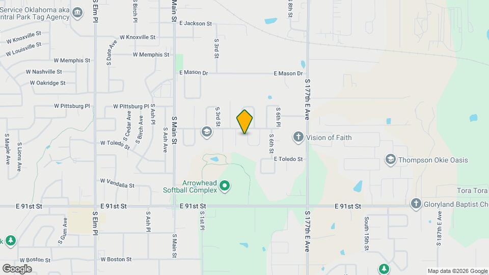 1708 S 5th St Map and Location Details