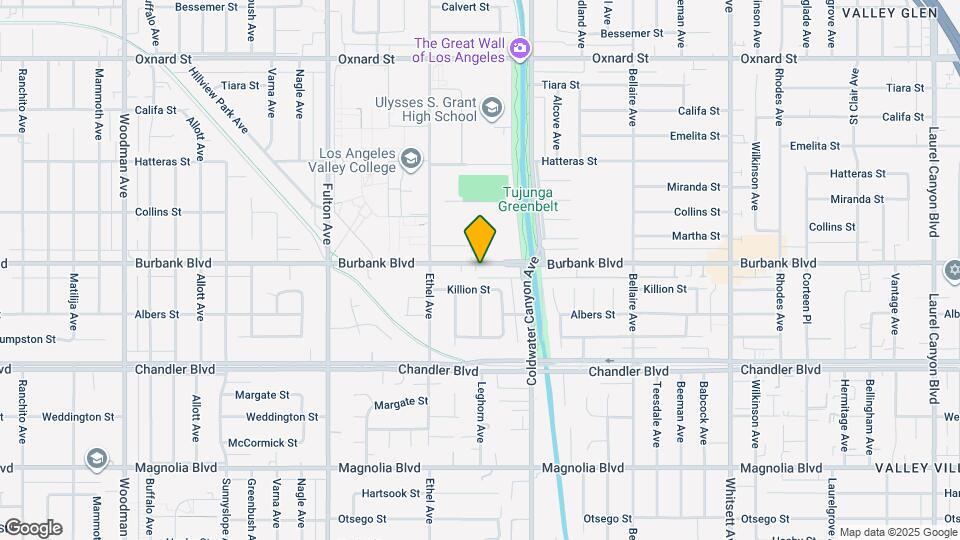 13002 Burbank Blvd, Unit 13002 Map and Location Details