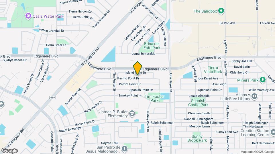 14325 Pacific Point Dr Map and Location Details