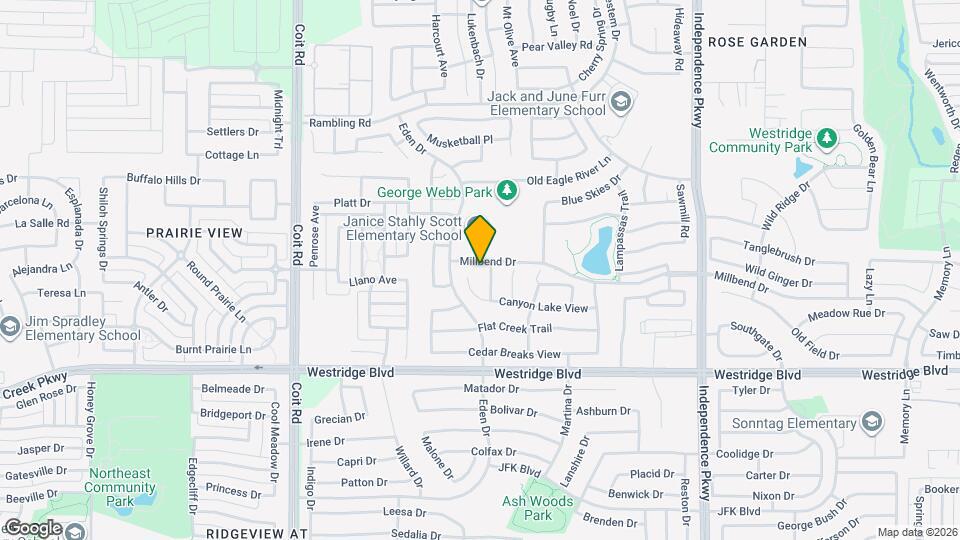 10520 Canyon Lake View Map and Location Details