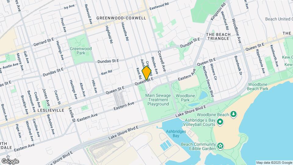 1531 Queen St E Map and Location Details