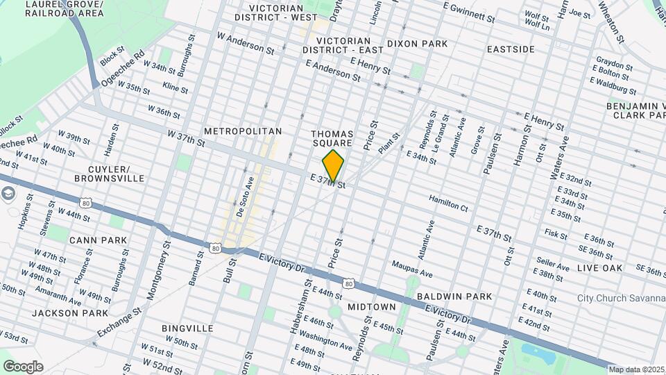 311 E 37th St Mapa y Detalles de la Ubicación